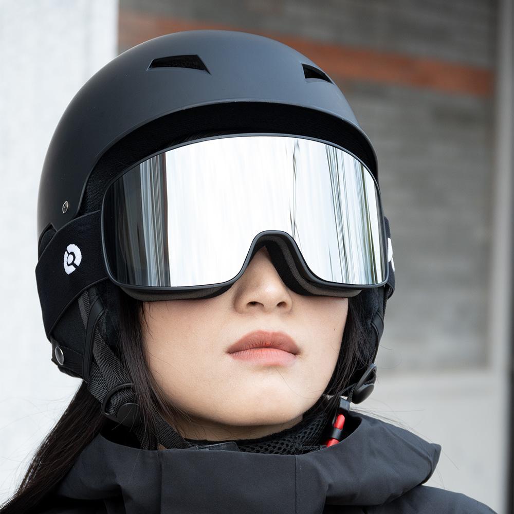 Karos Skibrille Doppelschichtig Antibeschlag Kleine Fassung Skimaske Snowboardbrille Outdoor Herren Damen Uv400 Winter Schneebrille