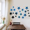 20pcs/1set Star Wall Sticker 3D Acrylic Irregular Mirror Vanity Living Room Decoration Cartoon Wall Stickers for Room Home Decor