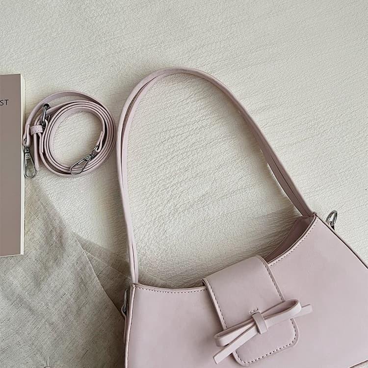 Bow decoration armpit bag women's one-shoulder crossbody bag