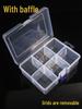 PP Transparent Dustproof Lock Box for Jewelry, Keys, Electronic Parts, and Ornaments