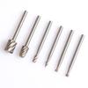 6/12Pcs HSS Routing Router Drill Bits Set Rotary Burr Tool CNC Engraving Abrasive Tools Wood Metal Milling Cutter