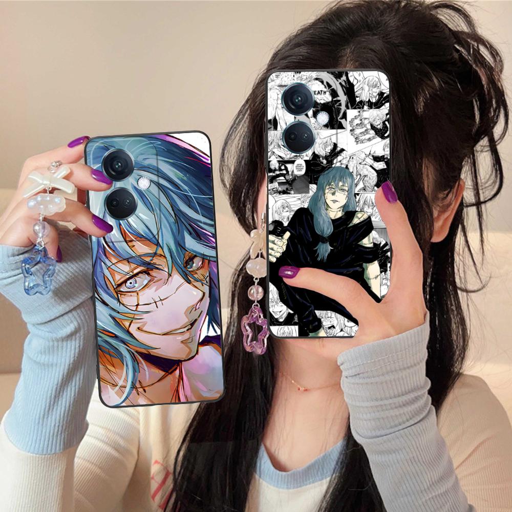 JJK Mahito Phone Case for OPPO Find X9 X8 X7 X6 X5 X3 X2 Plus S Pro Ultra Lite Soft TPU Shockproof Cover