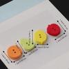 40pcs Creative Mango Buttons Peach Orange Buttons Fashionable Colored Fruits Buttons  Clothing Coat