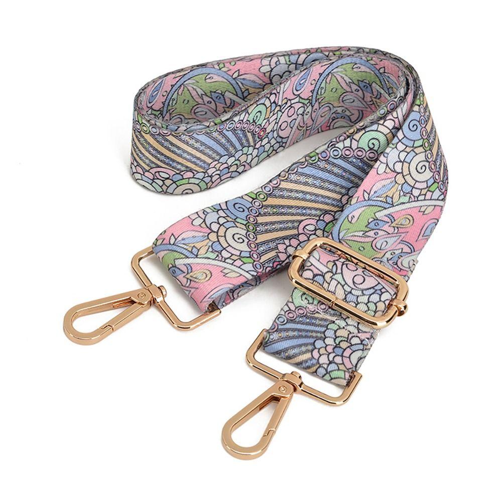 Nuova Tracolla Sostitutiva Donna Ragazza Strisce Arcobaleno Lunghezza Tracolla Regolabile Staccabile Borsa a Tracolla Accessori