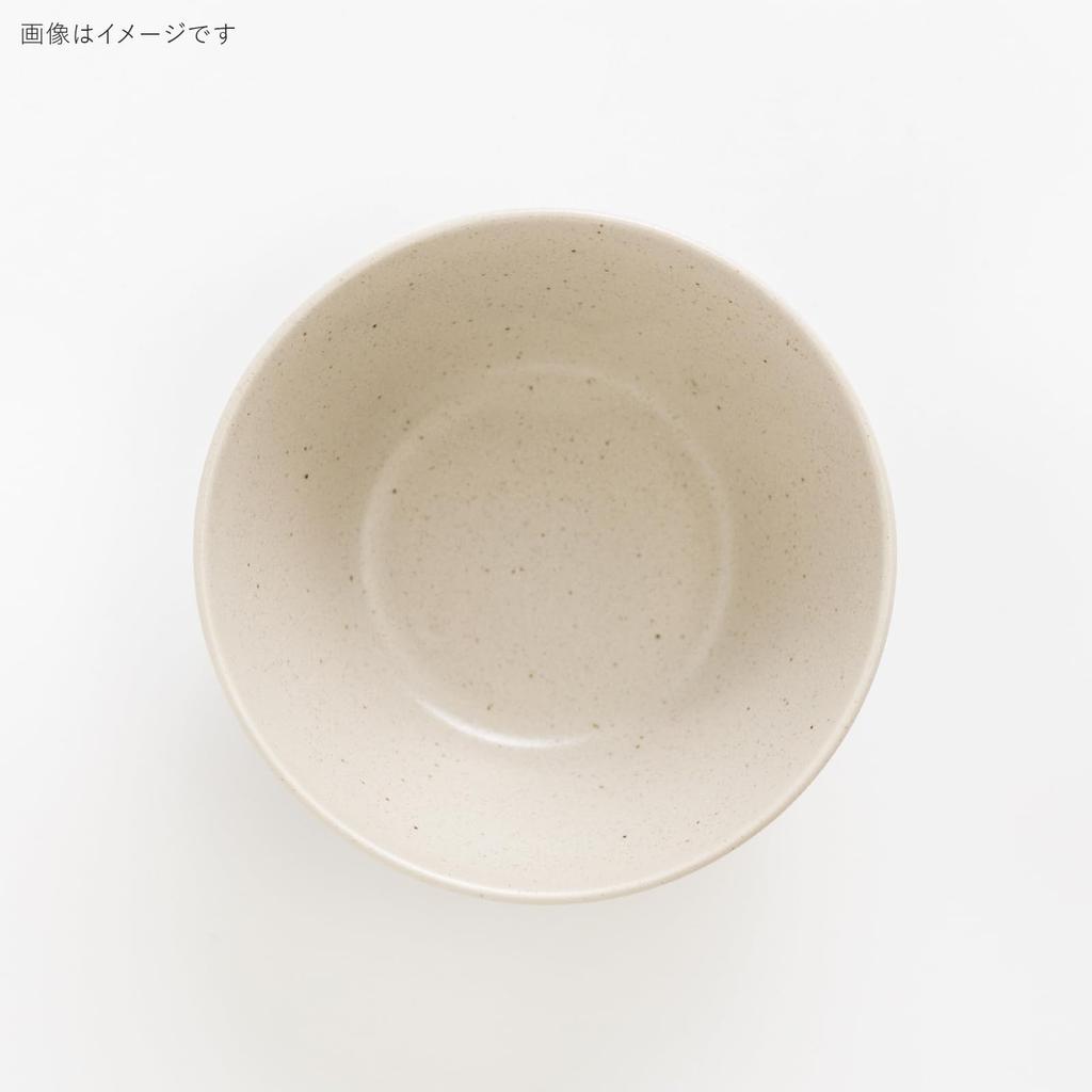Minoru Pottery Albee 130 Schale, Rauchbeige