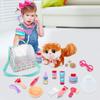 Haustierpflege-Spielset, Arzt-Set, Kinder-Arzt, Rollenspiel, Tierarzt, Katzenpflege, Spielzeug, Welpen-Hundeträger, fütternder Katzen-Rucksack