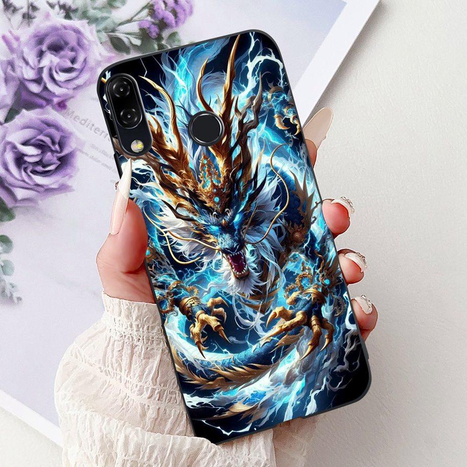 Dragon Koi Fish Landscape Phone Case For ASUS ZE620KL ZE520KL ZS590KS ZB601KL ZB602KL Cover Soft TPU Cartoon Capa ZENFONE 8 5 3