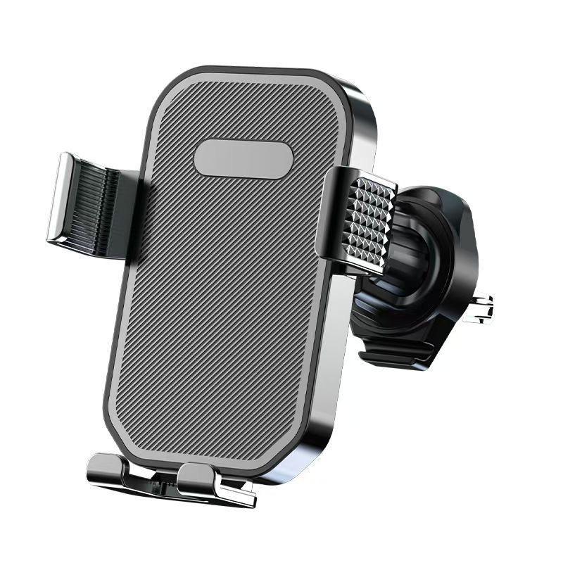 

Gravity-Activated Car Phone Holder with One-Hand Operation