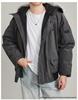 Winter Pure Canada Goose Down Bomber Jacket Putin Style Unisex White Duck Cold-Proof