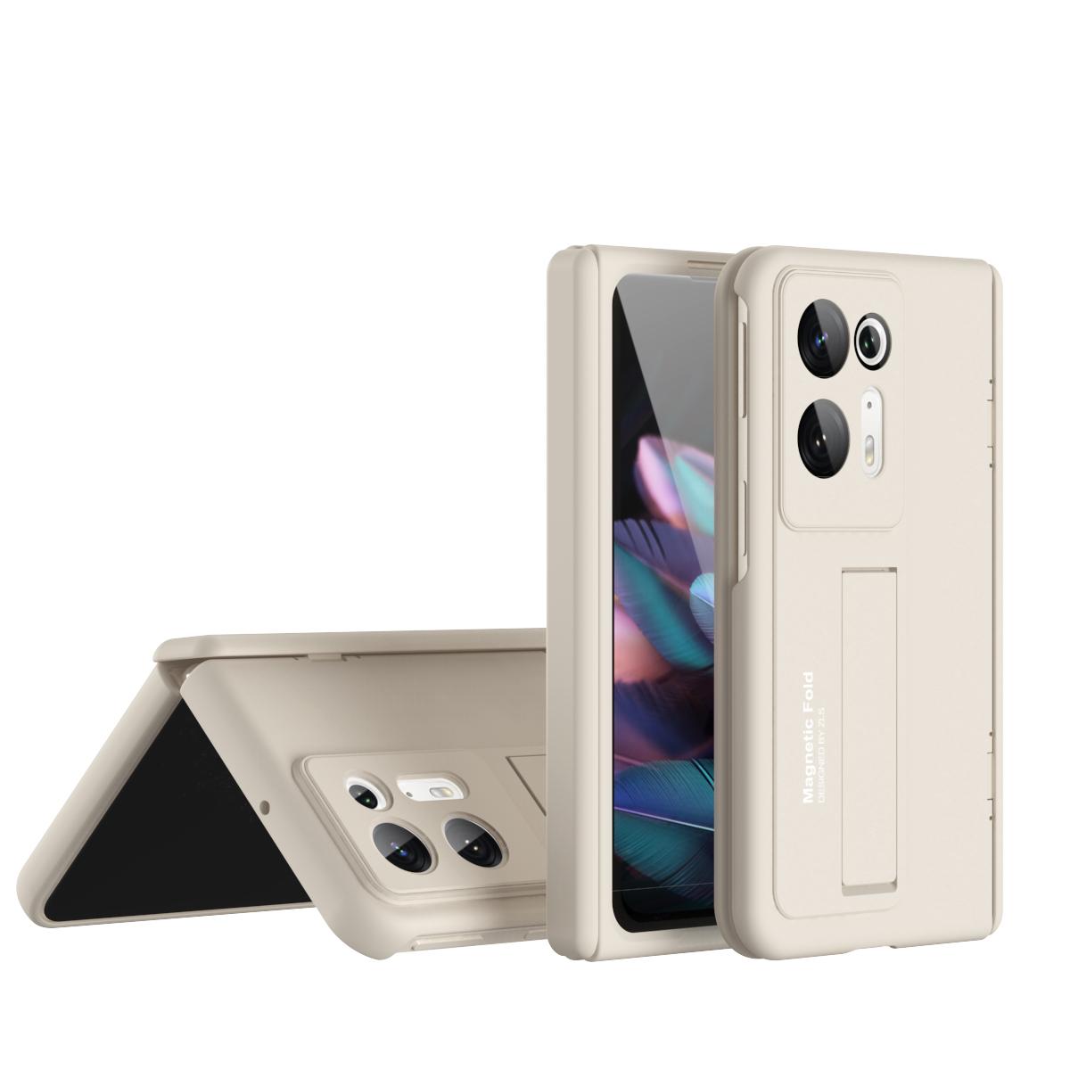 

Matte Hard For OPPO Find N2 Case Armor Hinge Protection Glass Film Cover oppo find N2&Case & Screen Protector