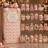 Christmas Advent Calendar 2024 2026 Nutcracker Calendar, 24-Day Acrylic Ornament Set with Classic Holiday Countdown Gift for Kids Soldier Figures,