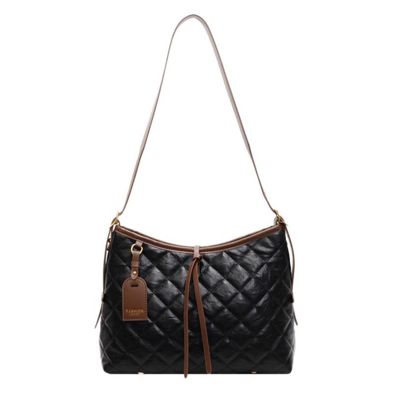 2025 autumn and winter new women's shoulder bag European and American retro large-capacity women's bag messenger bag versatile women's bag