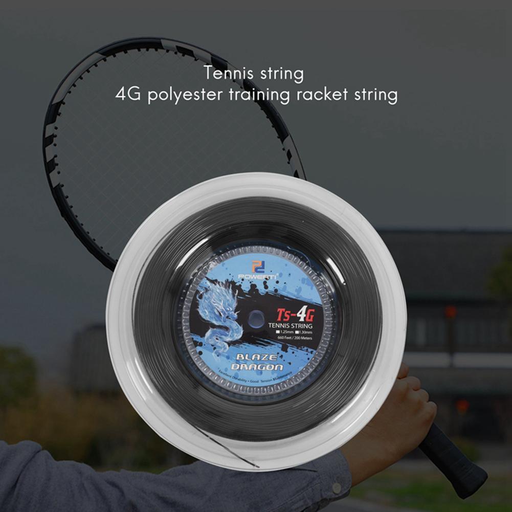 

Powerti Tennis Racket String Primary Practice Hard Line Tennis Racquet String Tennis Training Accessories 1.30MM