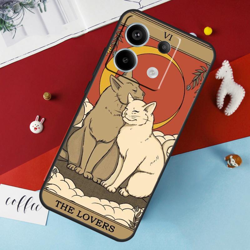 Cats Tarot Witchcraft Case For Xiaomi Redmi Note 14 Pro 13 12 11 10 15 Pro Plus Redmi 14C 15C 10C 12C 13C 15 Cover