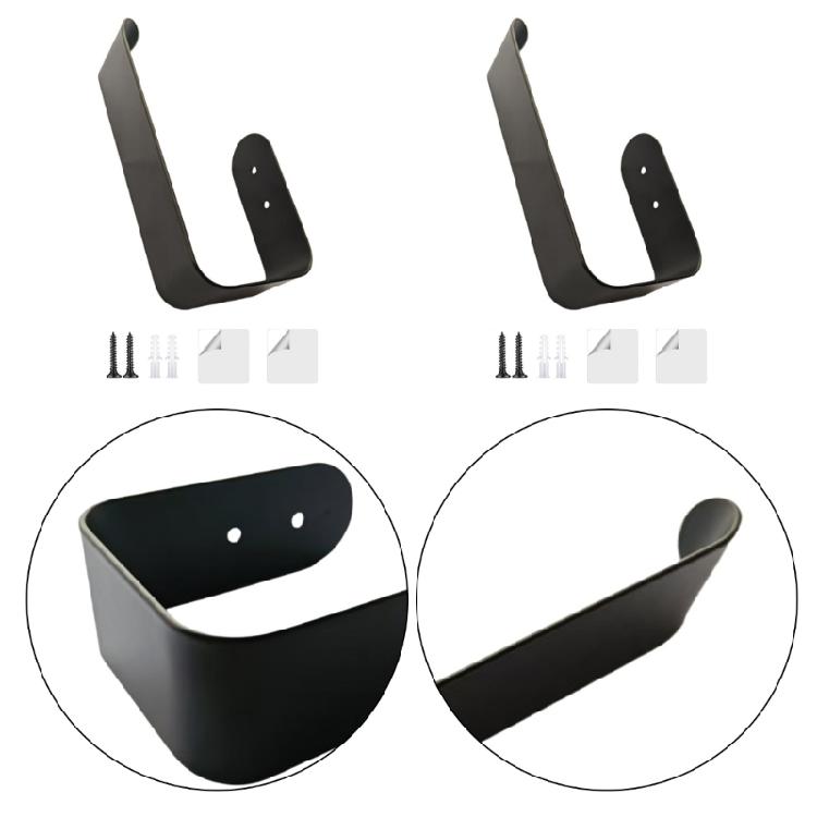 Contemporary Metal Drapery Tiebacks 2 Pack Wall Mounted Curtain Holdbacks Hooks Accessories for Elegant Interior Decors