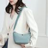 Women's Nylon Crossbody Bag Solid Color Large Capacity Shoulder Dumpling Bag
