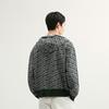 CROQUIS Men's Hooded Knit Cardigan