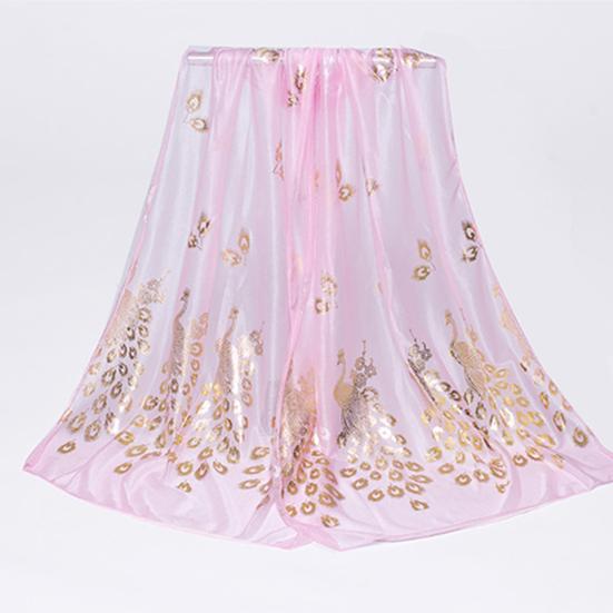 Chiffon Scarf Stylish Practical Beauty Girl Wrap Shawl for Daily Wear