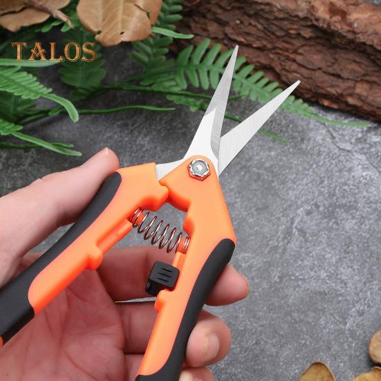 1 buc/ 2 buc foarfece de grădinărit cu mâner de blocare ergonomic foarfece de tăiat foarfece multifuncțională cu mecanism de arc pentru flori de bonsai de grădină