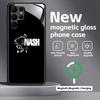 Fashion N-nasH Fishing Brand  Phone Case For Samsung S26 S25 S24 S23 S22 S21 Plus Ultra Note20 Glass Magnetic Case