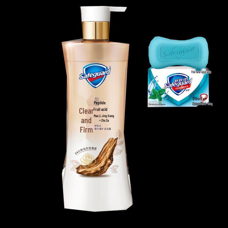 Safeguard Deep Blackwood Rose Shower Gel & Peppermint Soap Set