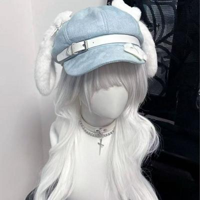 Soft Fabric Newsboy Hat Sweet Style Visors Cap Cute Trendy Headwear  Female Wear