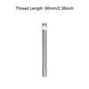 uxcell Full Thread Rod, Right Threaded Rod, Rod Stud 304 Stainless Steel, M6 X