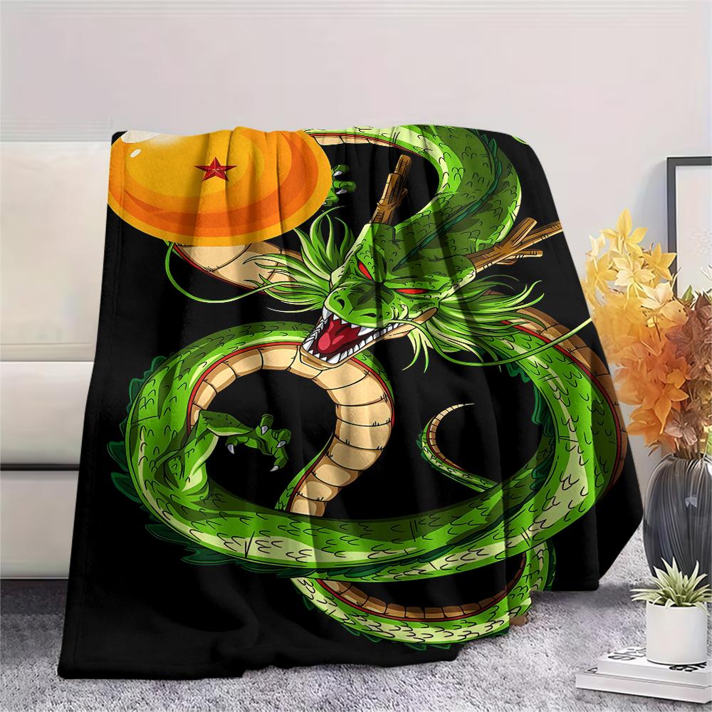 Dragon Ball Characters Print Flannel Blanket,High Quality Comfortable for All Seasons,Home Decor,Warmth and Comfort,Perfect for Christmas Gifts