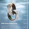 Smart Ring Fitness Tracker Gesundheitsringe Pulsmesser Schlafring Schrittzähler Kalorien Schrittzähler Wasserdichter Fitnessring