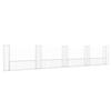 U Shaped Gabion Basket with 5 Posts Iron 500 X 20 X 100 Cm