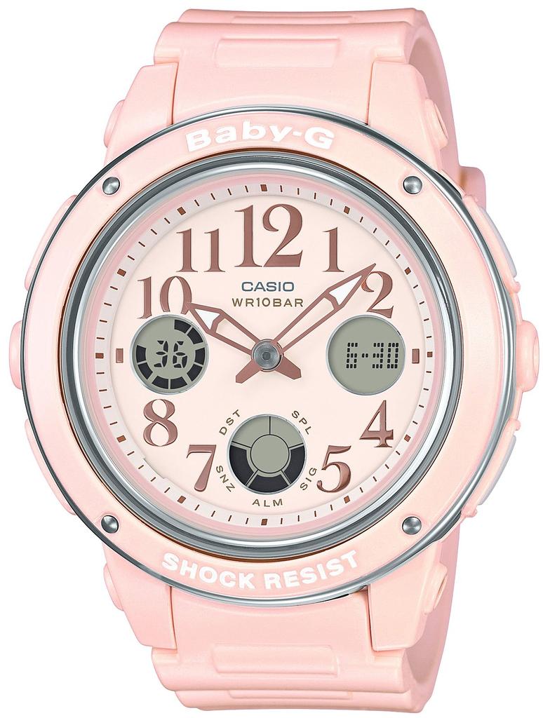 Casio Watch Pink Baby-G Women's BGA-150EF-4BJF,
