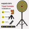 Adjustable Height Magnetic Dartboard with Multiple Surfaces for Company Events