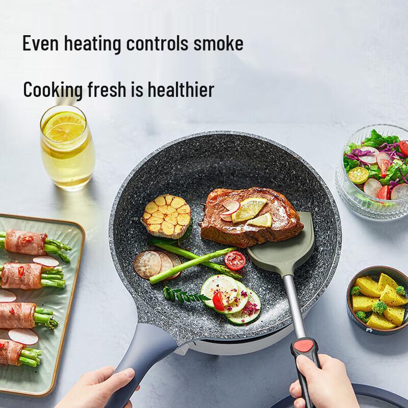 COOKER KING 28cm Non-stick Maifan Stone Micro-Pressure Pan