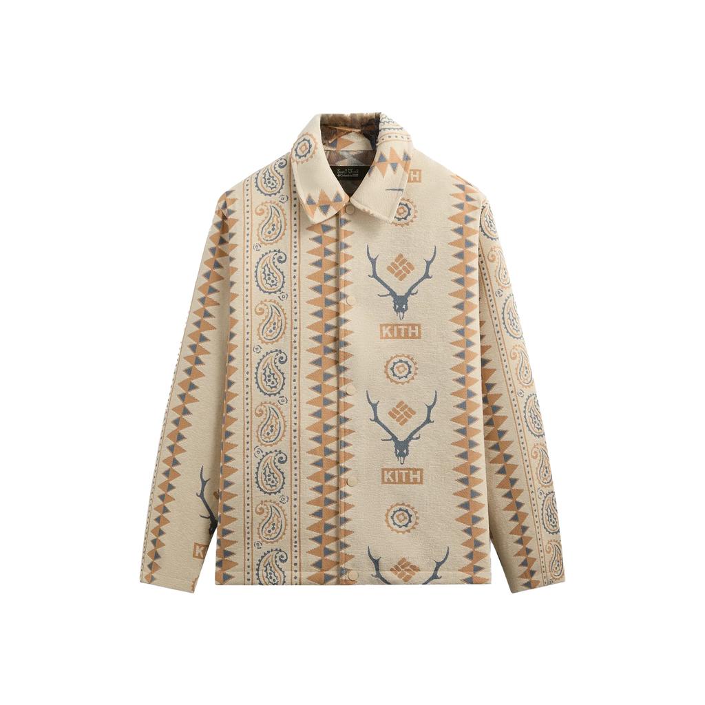 Kith X Columbia South2 West8 Tapestry Coach Jacket Men Jacket Waffle KHM010782-102