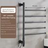 Stainless Steel Intelligent Electric Towel Rack Bathroom LED Digital Display Constant Temperature Drying Storage Rack