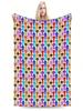 Cartoon Sprunki Game Blanket Velvet Summer   Multifunction Lightweight Throw Blankets For Home Office Bedspreads