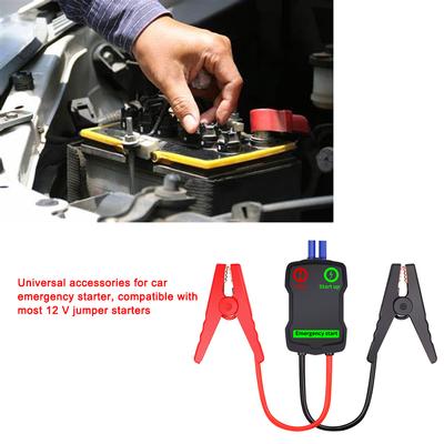 Car Jumper Boosters Cable Clip Emergency Car Battery Intelligent Alligator Clamps Red-Black Clips