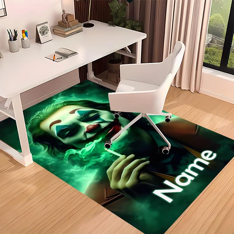 Custom personalization Joker Print Area Rug - Soft, Washable Non-Slip Indoor Mat,Living Room,Home&Office Decorative Rug