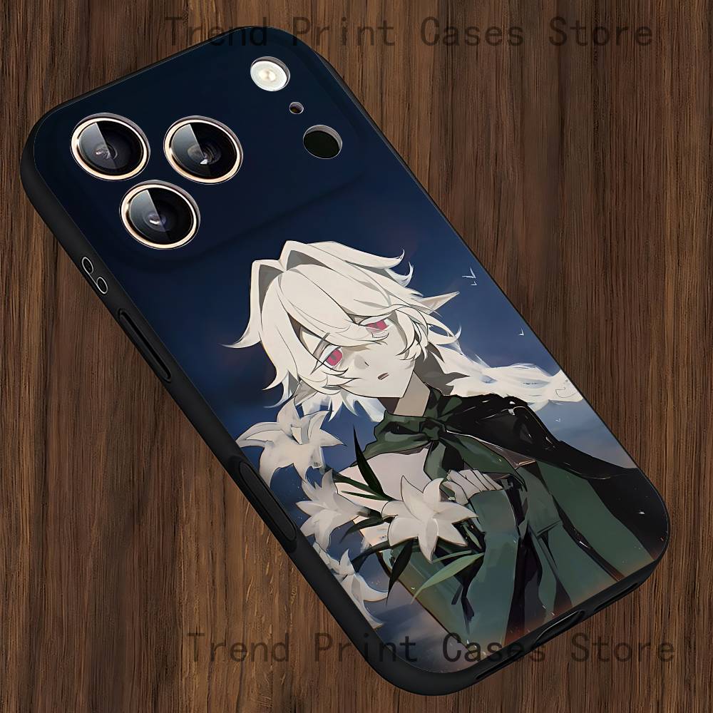 White Lily C-Cookie Phone Case For iPhone 15,16,17,13,14,11,12,Pro,Max,Plus,E,Air,Mini Protect Shell