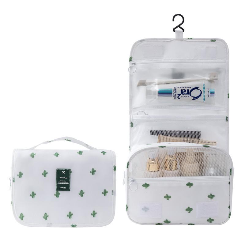 Korean-Style Waterproof Hanging Travel Toiletry and Cosmetic Organizer Bag