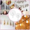 40 Pack Self-Adhesive Ceiling Hooks for Hanging, Removable Small Disc Sticker Hanger Transparent Ceiling Discs with Metal Hook for Christams Wedding
