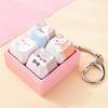 Cute Dog Squeeze Keychain Creative Stress Relief Fidget Pendant Mini Sensory Toy for Handbags Kids Party Gifts