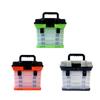 Fishing Tackle Box Sturdy Portable Multipurpose 4 Layer Waterproof Lure Box Baits Case for Angler Fishermen Enthusiast Gift