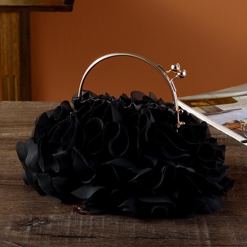 

Элегантный клатч с цветочным принтом: Свадебная, вечерняя и подходящая к ципао сумка чёрный