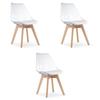 Mark Chair - Transparent / Natural Legs X 3