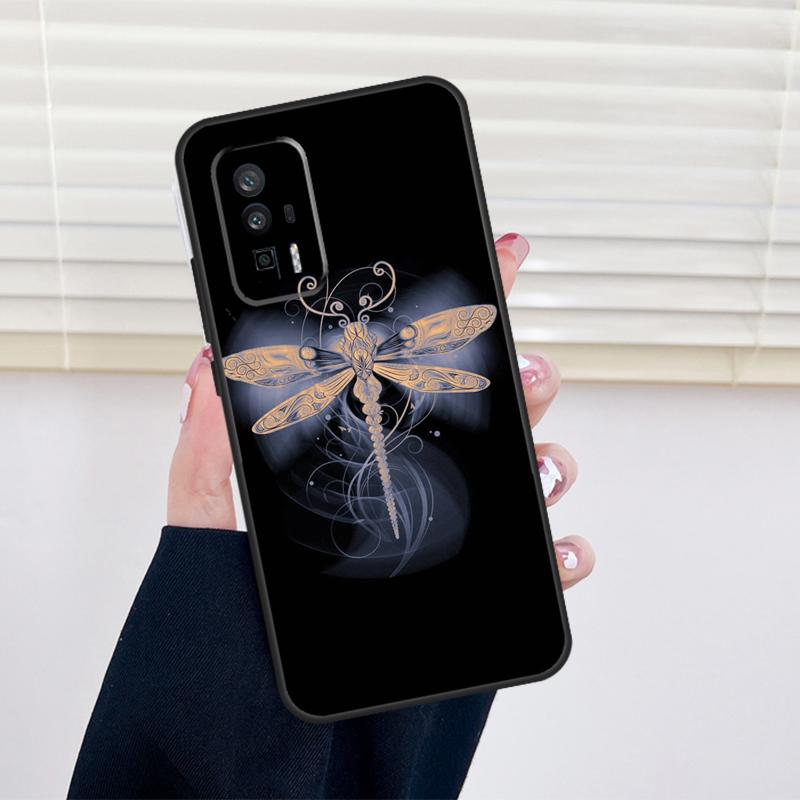 Colorful Dragonfly Cover For Xiaomi 14 13 15 Ultra 11T 12T 13T 14T Pro POCO X7 Pro X3 X5 X6 M6 F5 F6 Pro Case