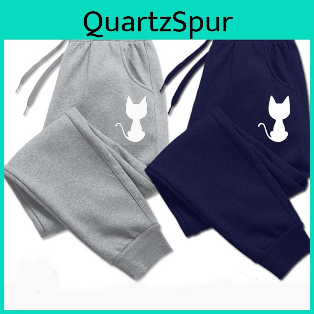 Streetwear Tracksuit Mens Sweatpants Sports Slacks Casual Joggers Sportswear Drawstring Black Women Pants