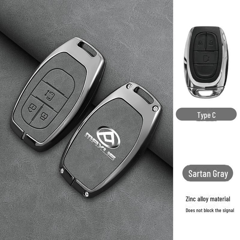 Capa de Chave SAIC Maxus D90 para Carro Maxus G50 2019 Feminino, Carcaça de Metal de Alta Qualidade com Fivela.