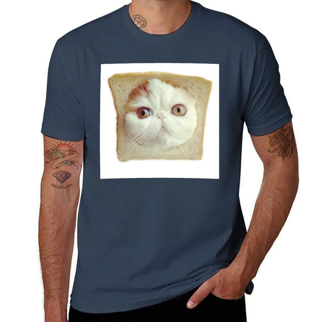 Bread Cat Tshirt Casual Loose Short Sleeve Tee For Unisex