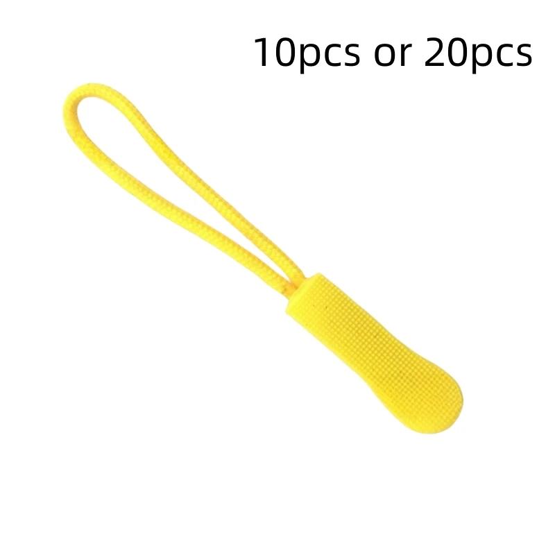 10/20 Stück Reißverschlussanhänger Ziehtab Ende Passend Seilanhänger Ersatzclip Gebrochene Schnalle Fixierer Reißverschlusskordel Lasche Reisetasche Koffer Zelt Rucksack